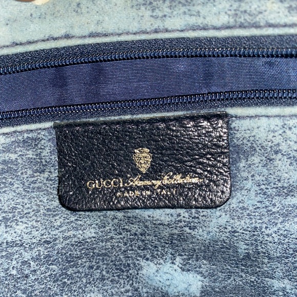Gucci Authentic Blue Boston Bag - Picture 5 of 11